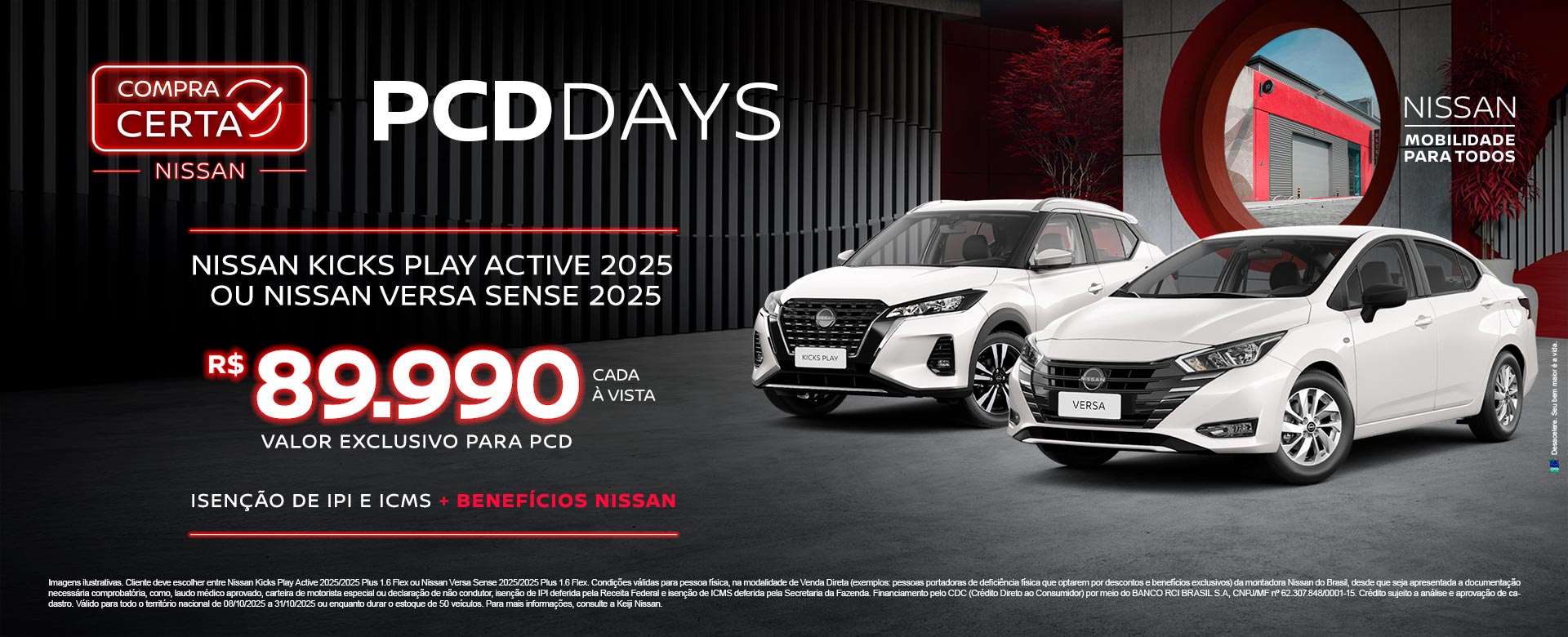 PCD DAY | KICKS E VERSA