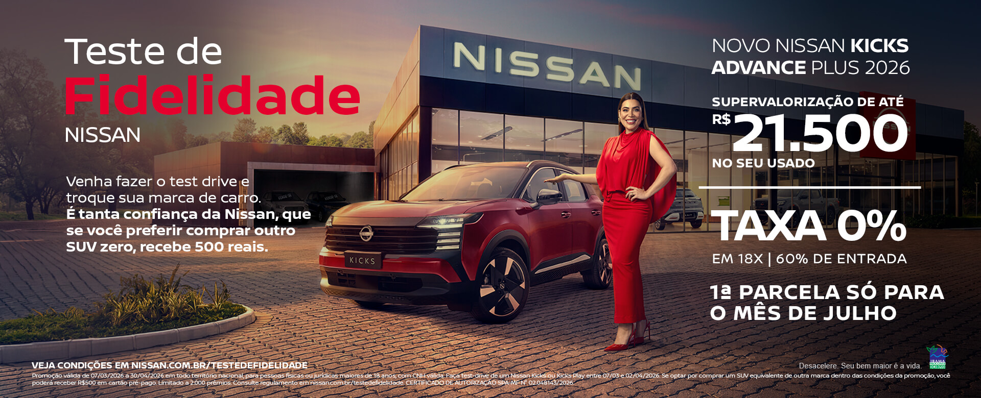 Teste de Fidelidade | Novo Nissan Kicks 